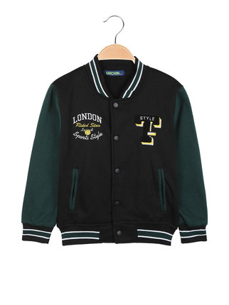 Boy's college jacket with buttons