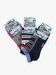 Boys Cotton Short Socks Pack of 3 Pairs