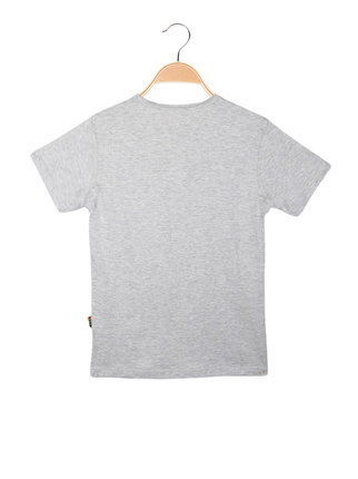 Boy's short sleeve T-shirt with lettering
