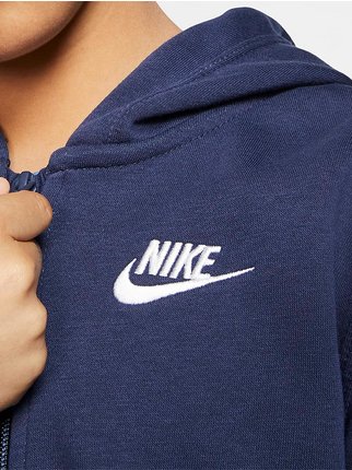 Boys' sweatshirt with hood and zip
