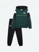 Boy's tracksuit with hood and zip