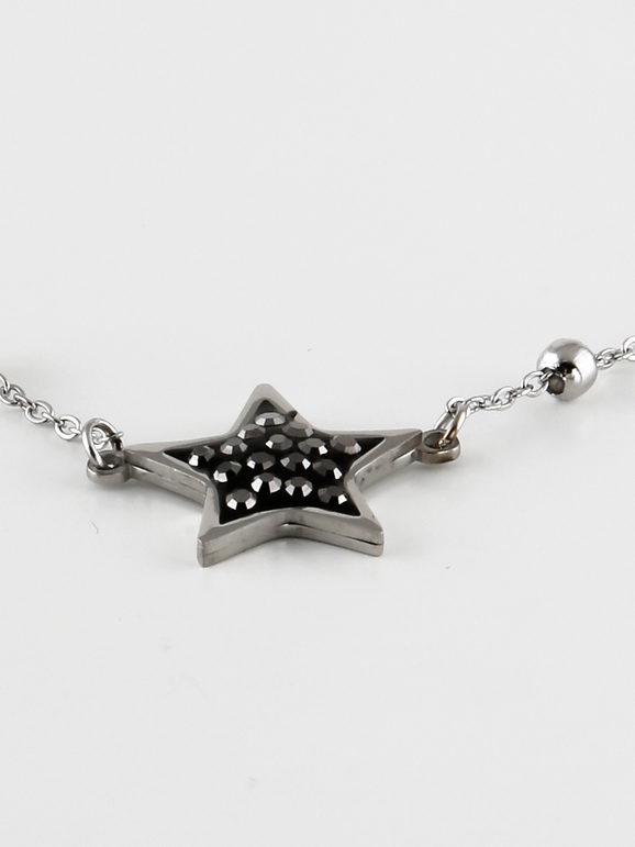 Bracelet avec étoile et strass
