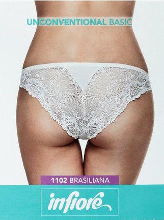 Brazilian with lace on the back