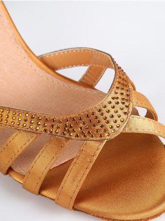 Bronze dance shoes