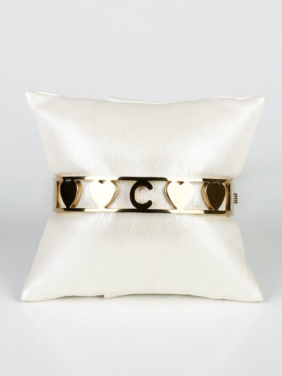"C" initial rigid bracelet