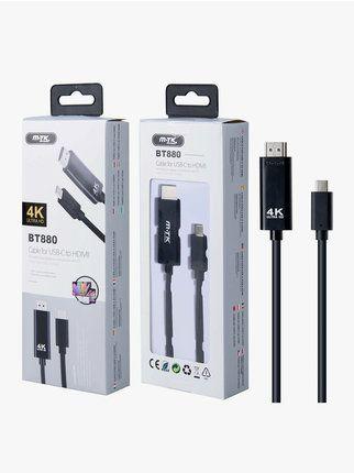 Cable HDMI a USB tipo C
