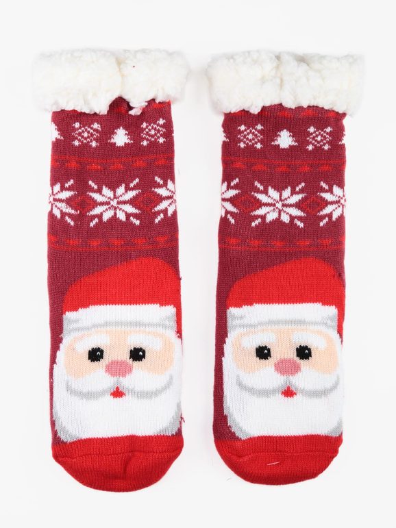 Calcetines antideslizantes de mujer navideños