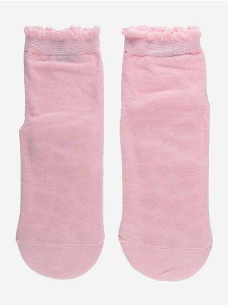 Calcetines antideslizantes para niñas en algodón
