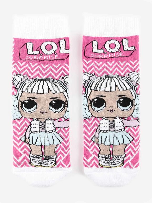 Calcetines antideslizantes LOL Surprise para niñas
