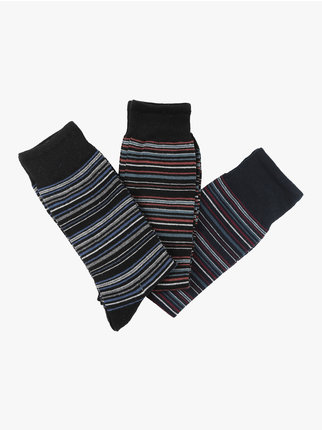 Calcetines cortos de algodón cálido para hombre, paquete de 3 pares