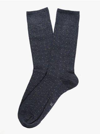 calcetines cortos para hombre con lunares