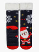 Calcetines navideños antideslizantes para hombre.