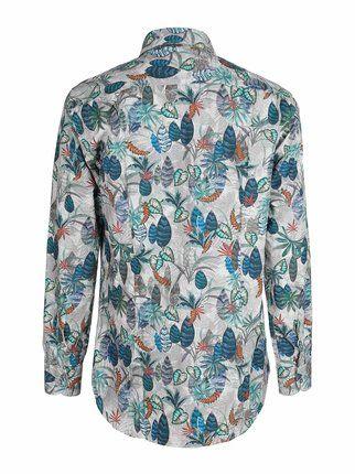 Camisa de hombre con estampado floral