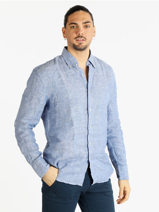 Camisa de hombre regular fit de lino