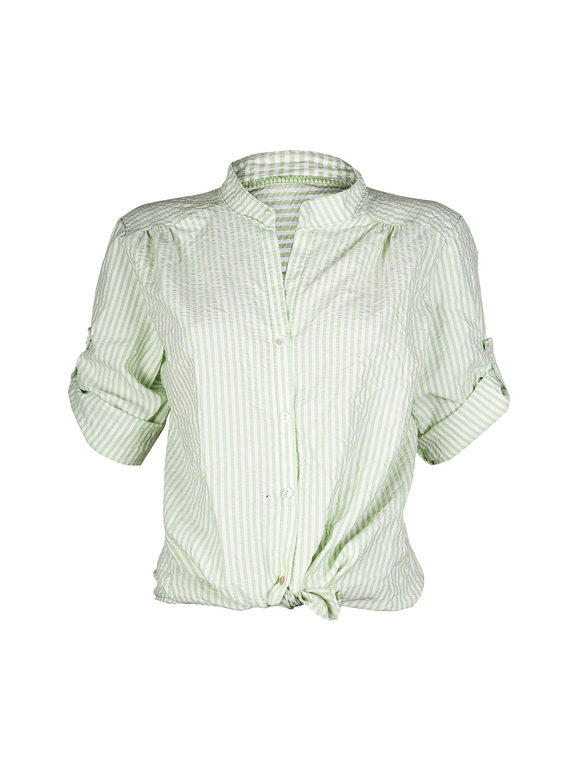 semilla Abandonado hogar Solada Camisa de mujer con rayas verticales: a la venta a 9.99€ en  Mecshopping.it