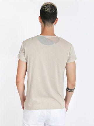 Camiseta de cuello redondo con diseño