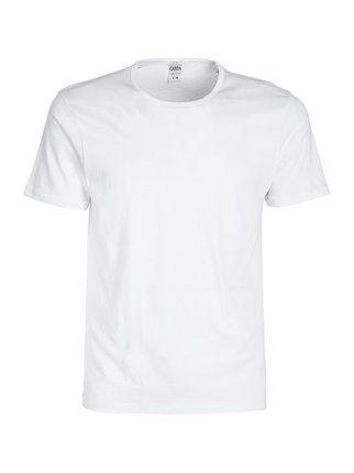 Camiseta de hombre con cuello redondo en algodón bielástico