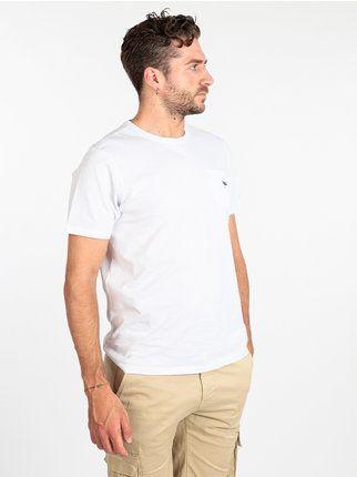 Camiseta de hombre de algodón con bolsillo