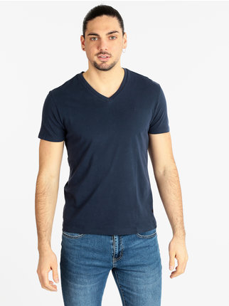 Camiseta de hombre de algodón de manga corta
