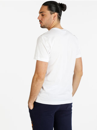 Camiseta de hombre de algodón de manga corta