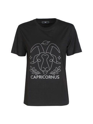 Camiseta de manga corta mujer signo del zodiaco Capricornio