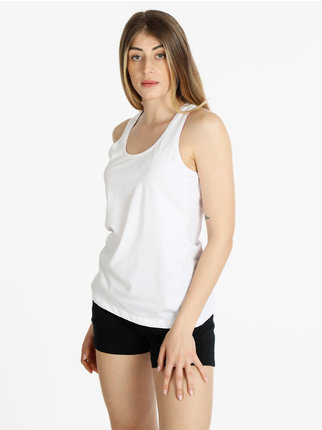 Camiseta de tirantes de remo deportiva mujer