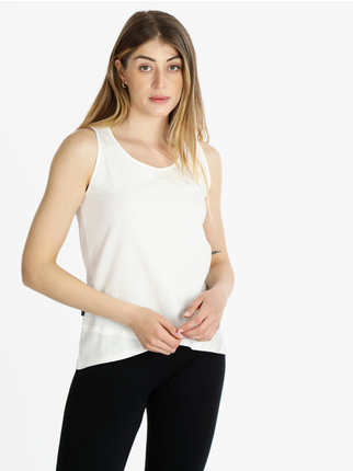 Camiseta de tirantes deportiva de mujer con estampado