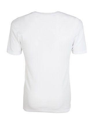 Camiseta interior blanca con cuello redondo