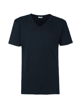 Camiseta interior de hombre con cuello de pico en cálido algodón