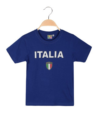 Camiseta Italia manga corta unisex niño