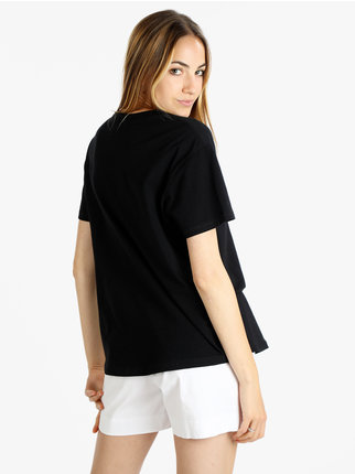 Camiseta larga mujer algodón