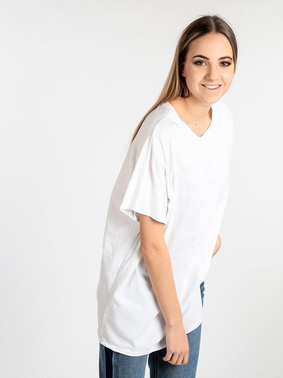 Camiseta mujer manga corta oversize