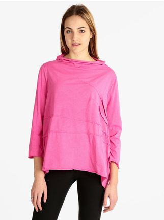 Camiseta mujer oversize algodón
