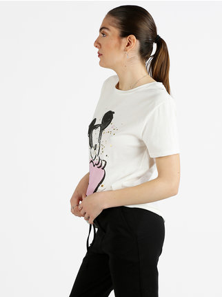 Camiseta oversize de algodón para mujer