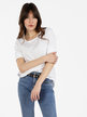 Camiseta oversize de manga larga para mujer