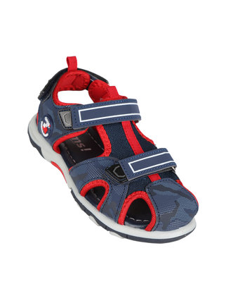 Camouflage sandals with straps for children