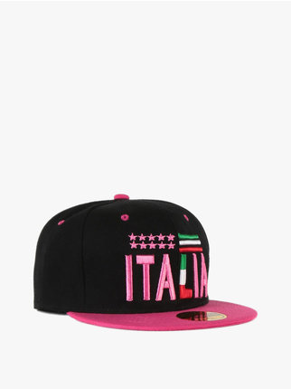 Cappello italia con visiera 