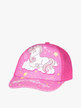 Cappello unicorni da bambina con visiera