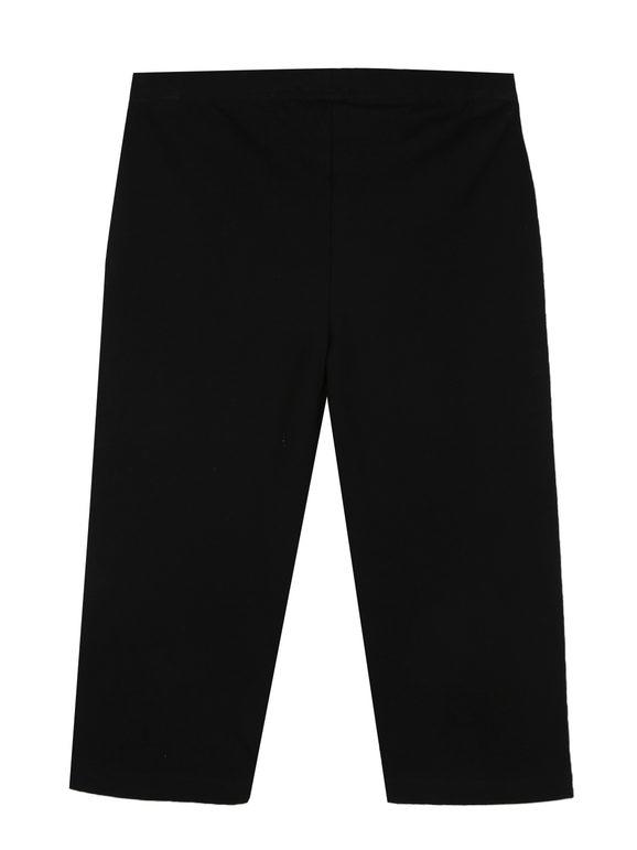 Capri leggings with brand print