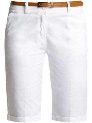 Capri trousers with cuffs