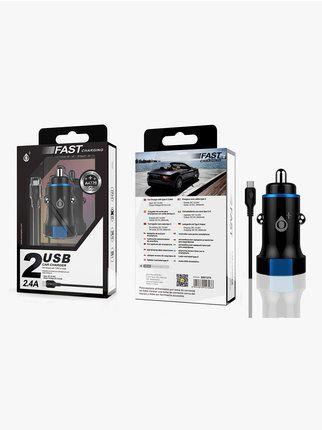Car charger with DC type cable
