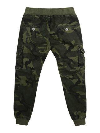 Cargo military trousers with cuffs