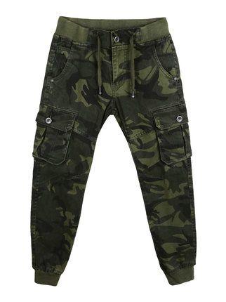 Cargo military trousers with cuffs