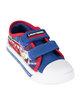 Cars baby canvas shoes with rips and lights