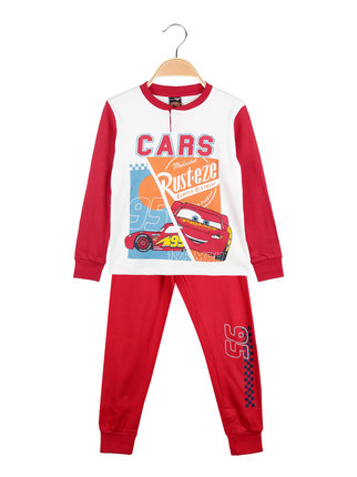 Cars long pajamas for boys in warm cotton