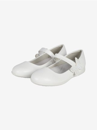 Ceremony ballet flats for girls with tear