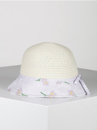 Chapeau de soleil en forme de cloche pour fille