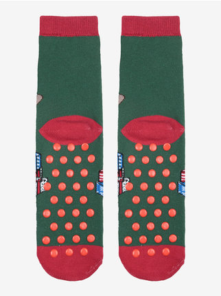 Chaussettes antidérapantes de Noël pour enfants