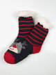 Chaussettes de Noël antidérapantes pour enfants avec fourrure intérieure