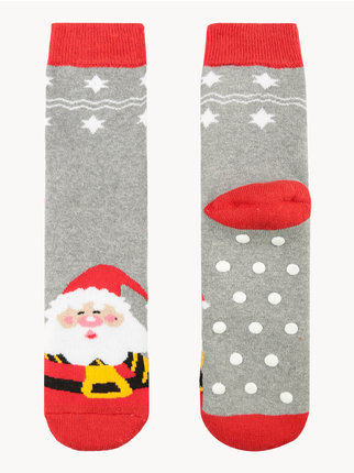 Chaussettes de Noël antidérapantes pour enfants